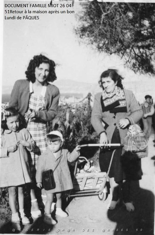 Oran- SDV- 5037- 1951 04 26 PAQUES A SANTA CRUZ ou AUX PLANTEURS. 3  .JPG